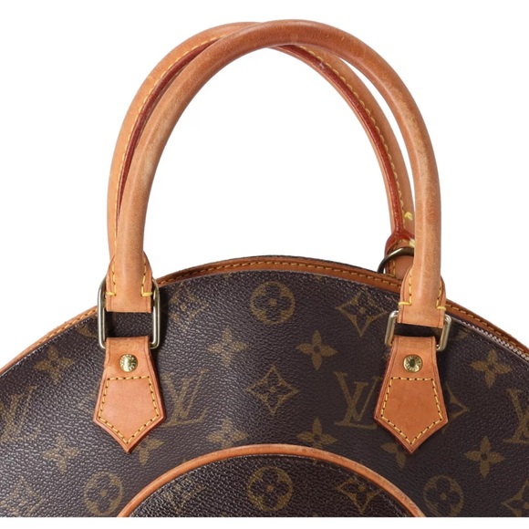 Louis Vuitton Ellipse MM Satchel Handbag M51126 Brown Monogram Canvas - Picture 3 of 15